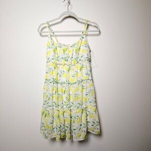 Altar'd State Floral Lemon Dress